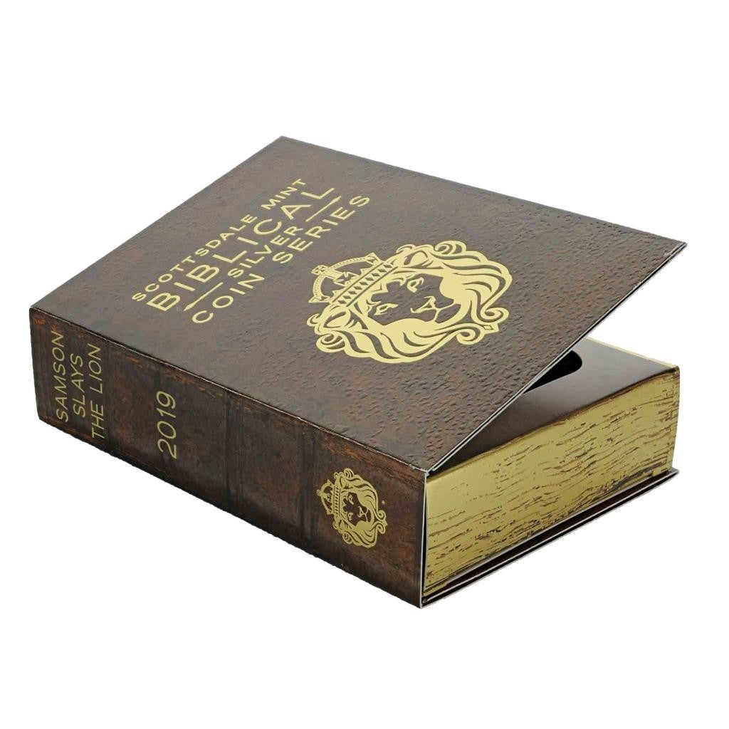 2019 2 Oz .999 Silver Coin - Samson Slays the Lion - Biblical Coin Series #A493