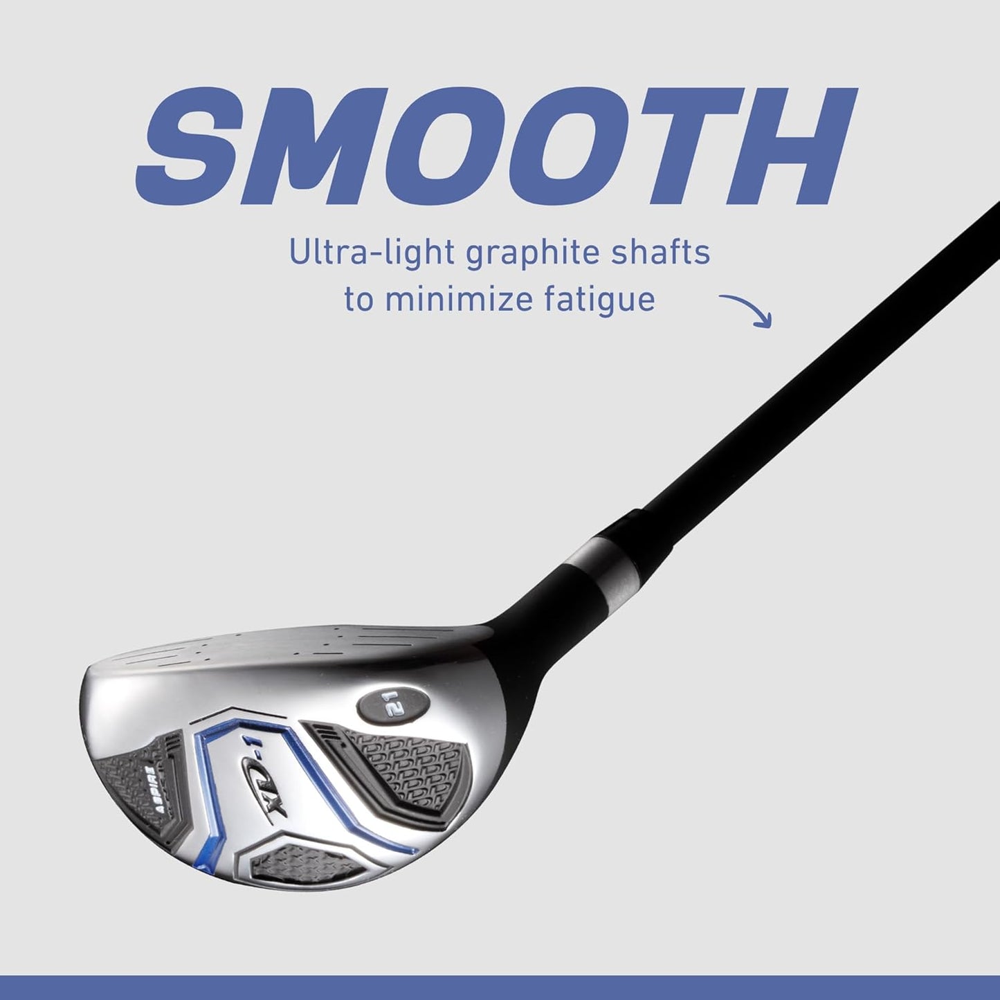 XD1 Men’S 14-Piece Golf Set – 460Cc Titanium Driver, Wood, Hybrid, 6-PW Irons, Putter, Stand Bag, 3 Headcovers and Cover