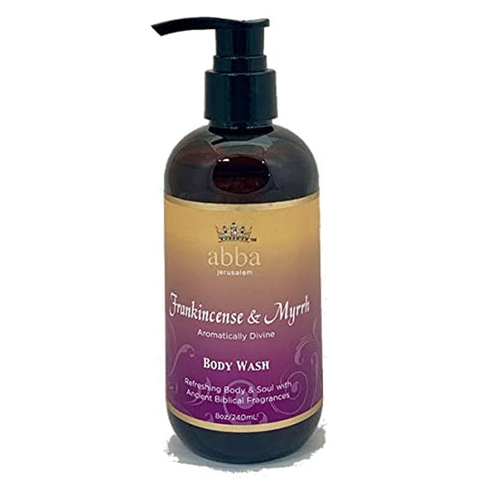 Body Wash - Frankincense & Myrrh (8 Oz with Pump) 1 Pk, 8 Ounce