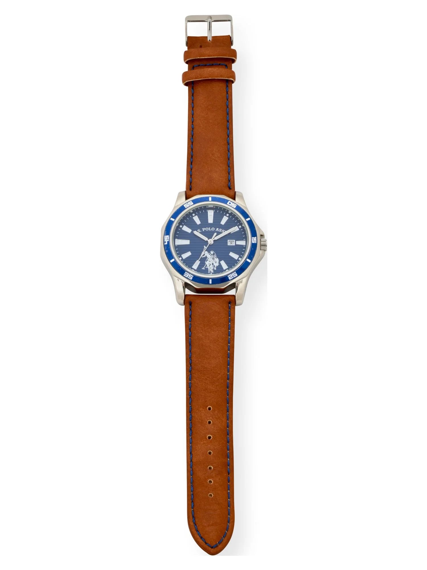 Adult Male Vintage Watch with Blue and Silver (USC50588WM)