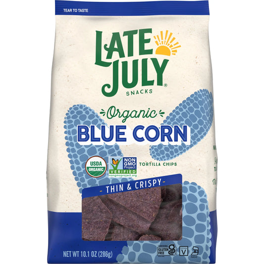 Blue Corn Organic Tortilla Chips, 10.1 Oz Bag