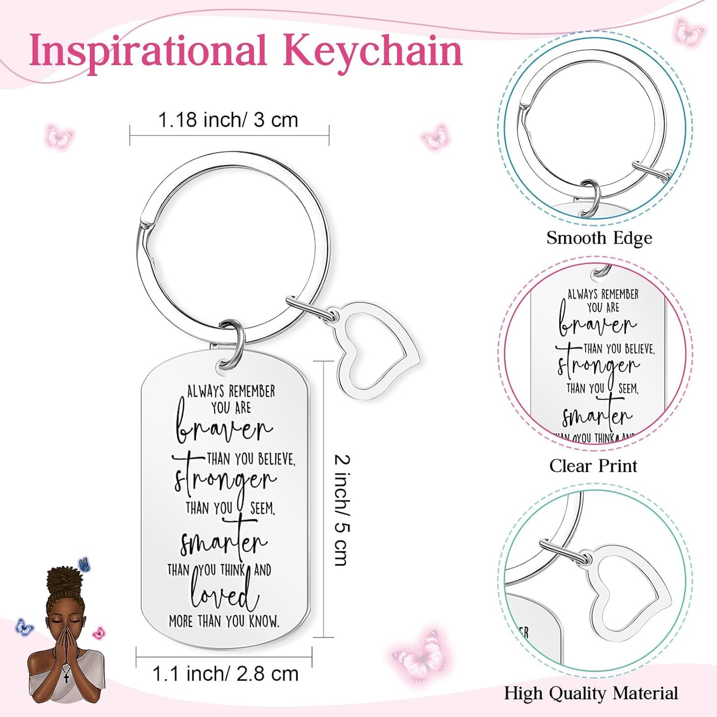 3 Pcs Christian Gifts Women Bible Verse Makeup Bag Christian Pencil Pouch